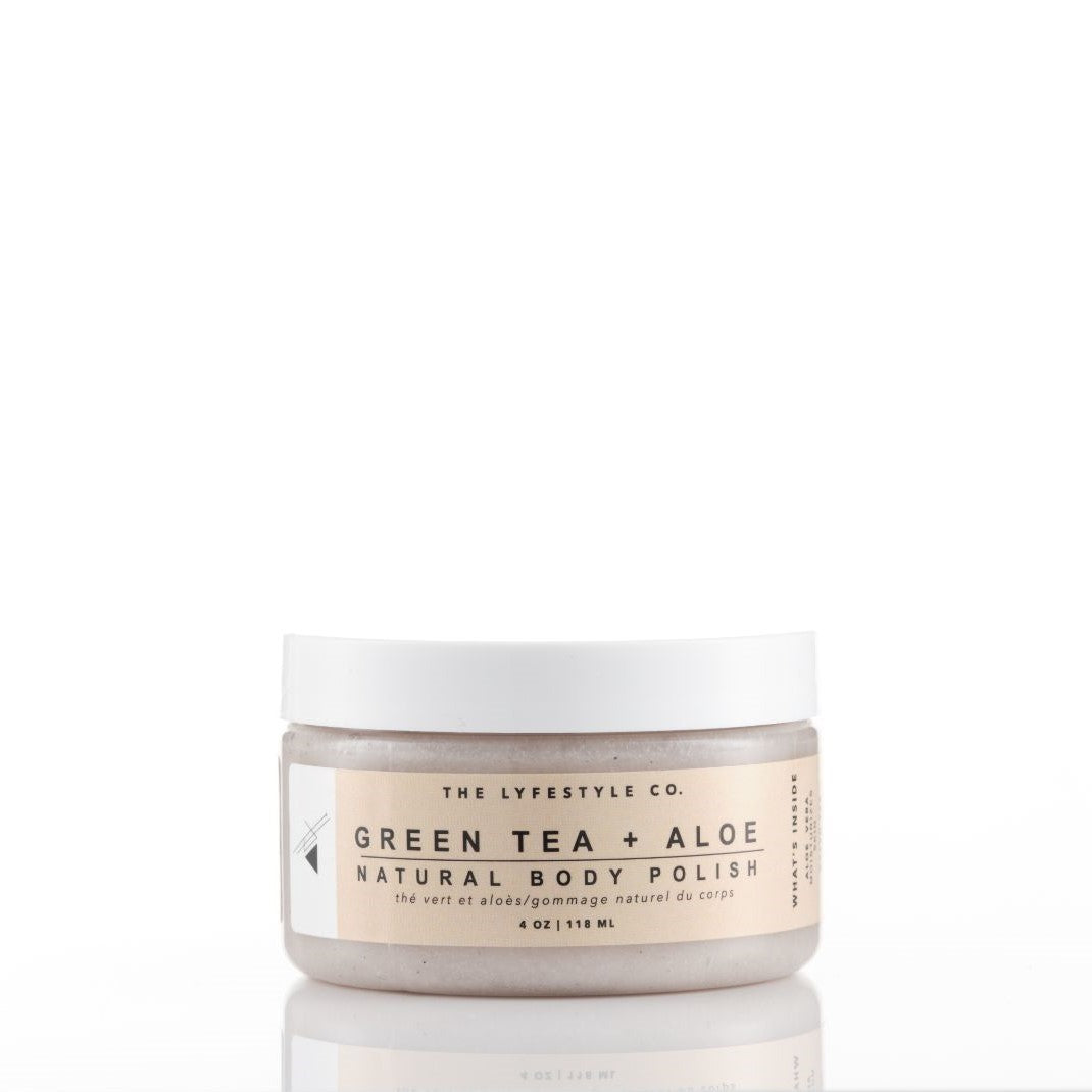 Green Tea and Aloe Natural Body Polish