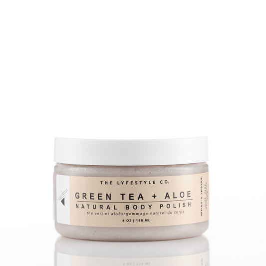 Green Tea and Aloe Natural Body Polish