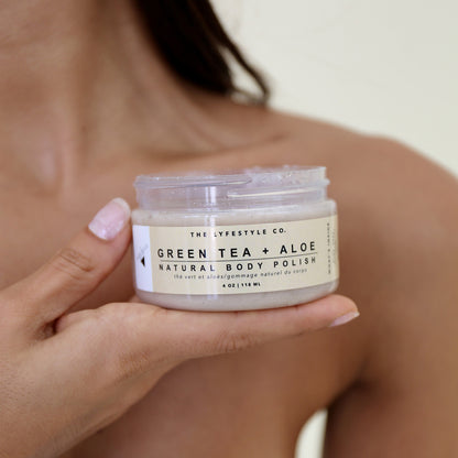 Green Tea and Aloe Natural Body Polish